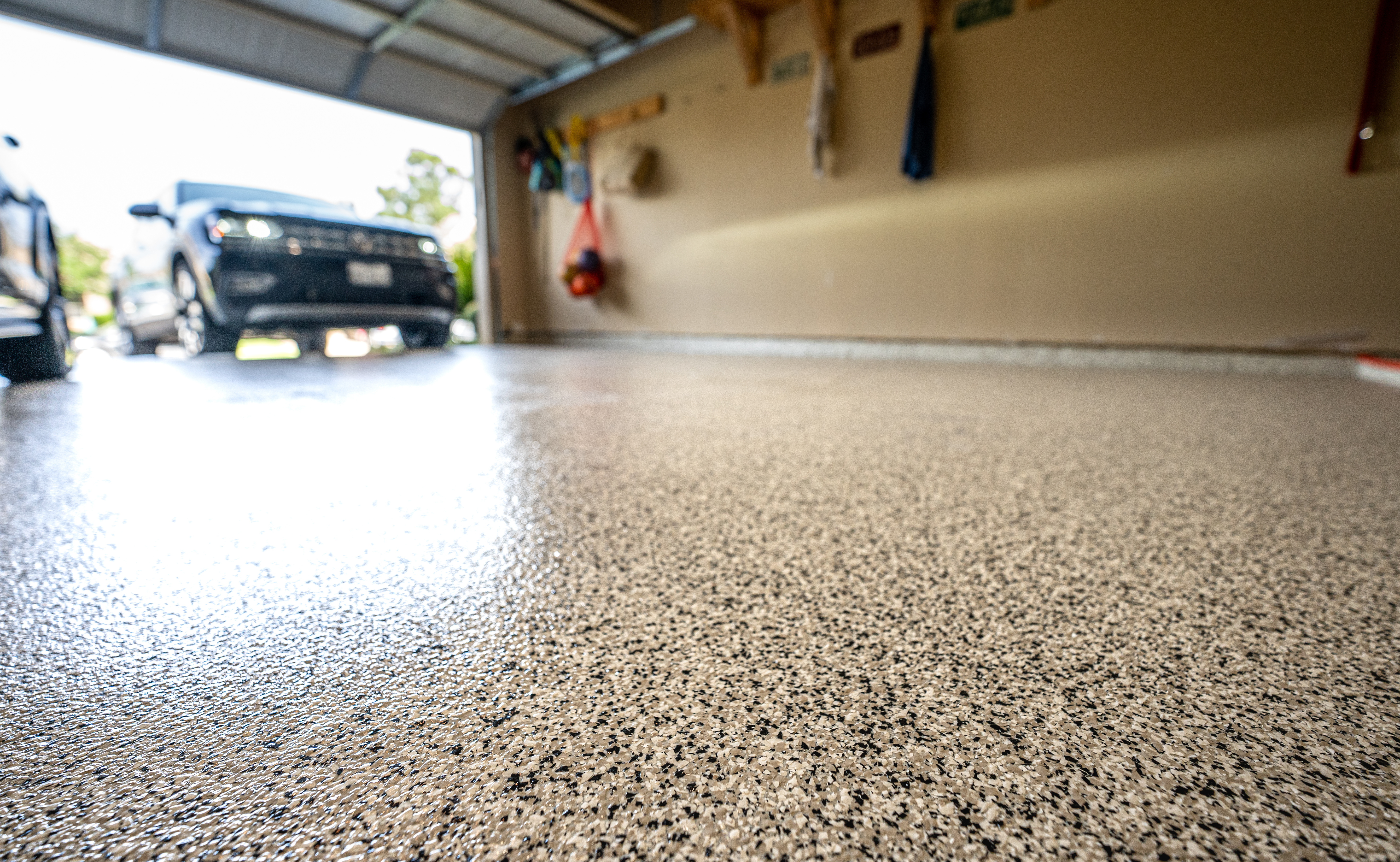 Professional concrete sealing application